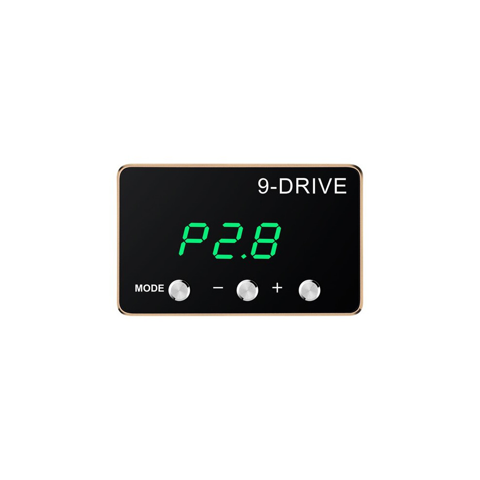 Electronic Throttle Controller 9 Modes Led Display Compatible With Cars, Suvs, Vans - Throttle Response Optimiser 6901508341708