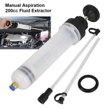 Manual Fluid Extractor Pump 200cc for Oil Coolant Hydraulic Systems, Car Motorcycle Boat RV