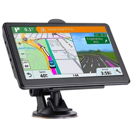 7-Inch GPS Navigator με Φωνητικές Οδηγίες & Πληροφορίες Κυκλοφορίας για Φορτηγά