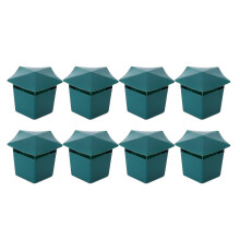 Trampa para caracoles (juego de 8), trampa de plástico para babosas y caracoles para el jardín, 10 x 11 cm, verde