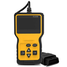 Handheld Car Diagnostic Tool, OBD2 Scanner with 6 Language Support, Read/Clear Fault Codes I/M Readiness Check