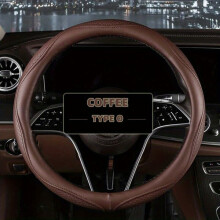 Steering Wheel Cover compatible with Universal Car Models Anti-slip Imitation Leather for All-Season Driving Comfort