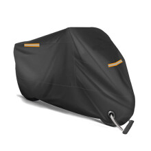 Universele, waterdichte motorhoes voor alle seizoenen met elastische zoom en opbergtas ter bescherming van uw motor.