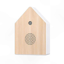 Aparelho de Som Animal com Sensor de Movimento, Design ABS Cor de Madeira para Quarto e Sala