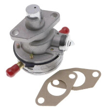 Pompa di alimentazione carburante compatibile con i motori diesel Yanmar 3TNV76 e 4TNE88, realizzata in lega di alluminio anodizzato.