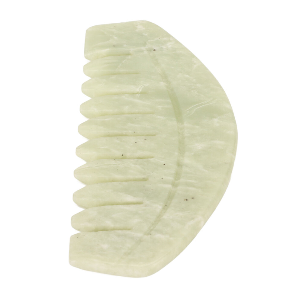 Jadestone Scalp Massage Comb for Head Care, Relaxation & Acupoint Therapy