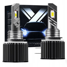 H15 LED-lamp, compatibel met dagrijverlichting en mistlampen van auto's, 100W, 20.500lm, 6000K xenonwit, Canbus-foutvrij