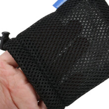 Bolsa protectora de malla para guardar yoyos con cordón ajustable, fabricada en poliéster, tamaño portátil de 12 x 10 cm, para accesorios de yoyo.