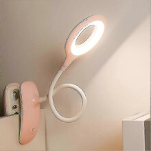 Dimmbare LED-Schreibtischlampe mit Clip-Befestigung für optimalen Augenkomfort