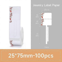 Thermopapier für Etiketten, kompatibel mit den Druckern Brother B21, B3S und B203, wasser- und ölbeständig für Adress- und Preisetiketten
