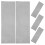 Flowerpot Mesh Screen Bonsai Bottom Mats Home Decoration Black Pe Insect Proof Rectangular 5Pcs 1