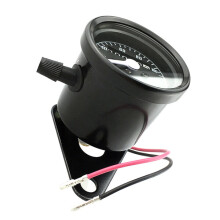 Universele digitale snelheidsmeter voor motorfietsen met LED-verlicht LCD-scherm, 12V