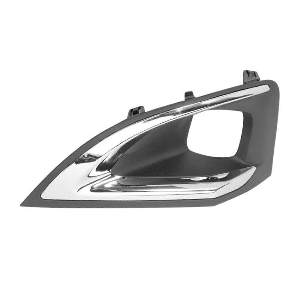 Fog Lamp Cover Compatible With Peugeot 3008 P84 2016-2019, Front Left, Plastic Trim Black/Silver 6901508307940