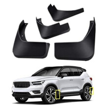 Mudguard Set Compatible with Volvo XC40 2018-2021, Front and Rear PP Plastic Mud Flaps for Vehicle Protection