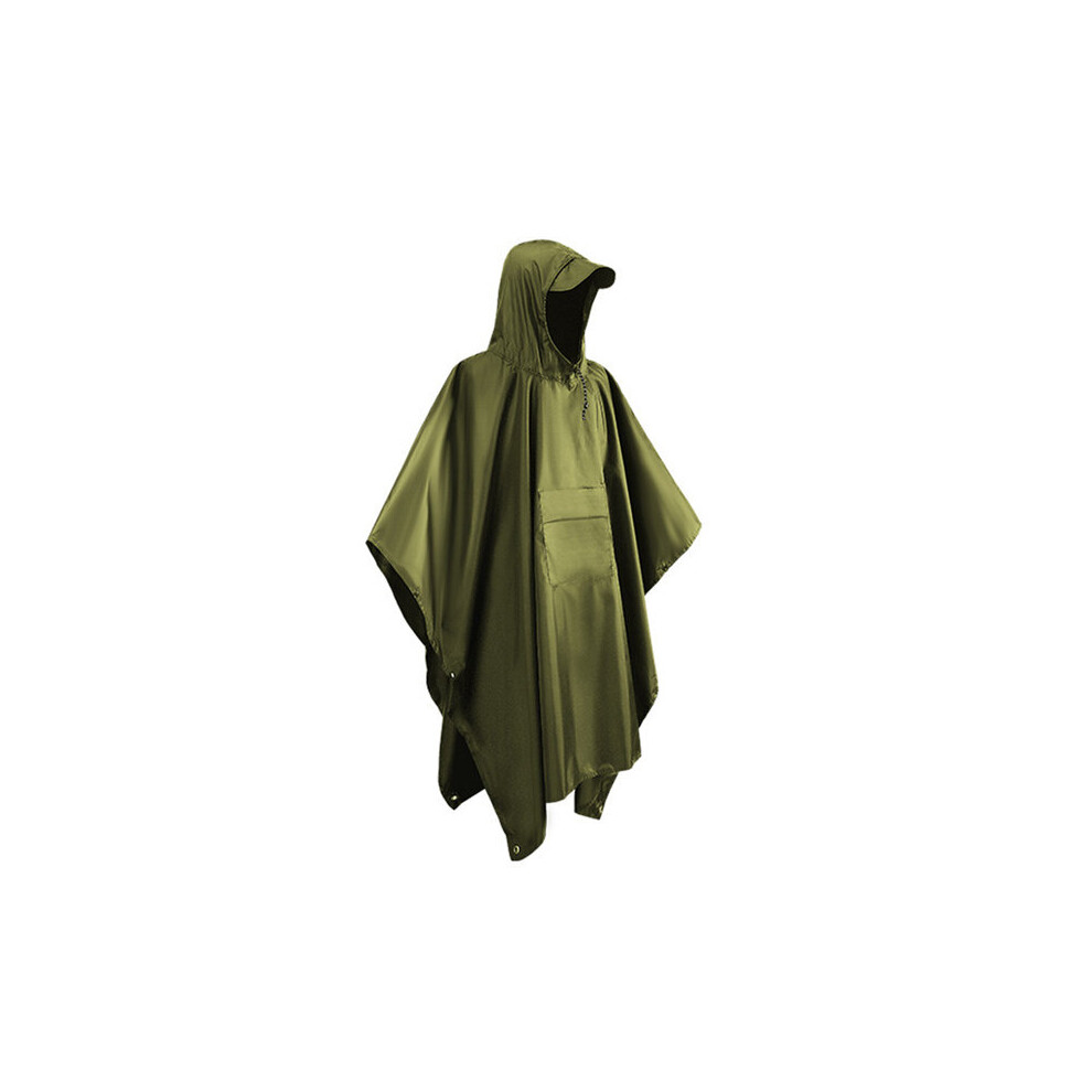 Reusable Hooded Rain Poncho Waterproof For Outdoor Travel, Hiking And Camping With Storage Bag 6901508390614
