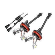 Φώτα Angel Eyes LED συμβατό με BMW E8X E9X Σειρά, H8 5W Λευκό 6000K, Error-Free Canbus