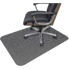 Antislip beschermmat voor bureaustoel, 90 x 120 cm, ideaal voor harde vloeren en tapijtachtige ondergronden, en voor stille stoelbewegingen.