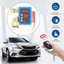 240A Battery Disconnect Switch for 12V Systems, Automatic Power Off Protection for Car, Boat, RV