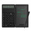 Quadro de Escrita com Calculadora e Tela LCD de 5 Polegadas - Display de 12 Dígitos para Uso no Escritório, Estudo e Lar - ABS Preto 1