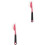 2Pièces Spatule À Crème Rose Silicone Durable Pour Décorer Gâteaux 3