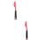 2Pièces Spatule À Crème Rose Silicone Durable Pour Décorer Gâteaux 7