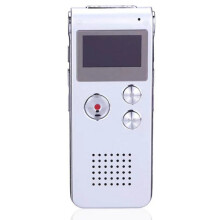 Digital Voice Recorder with Dual Microphone, 128Kbps Audio 8GB Memory for Meetings, Interviews and Lectures