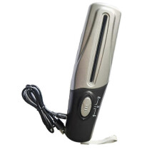 Distruggidocumenti USB portatile, capacità 2 fogli, design silenzioso, per casa e ufficio, con cestino portatile (argento e nero)