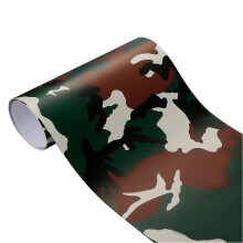 Camouflage Car Sticker 100x30cm PVC Vinyl for Vehicle Protection, Hunting Custom Decoration