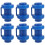 Trampoline Pole Caps 6-Pack, Blue Plastic Replacement Set for Secure Enclosure Fixing 1