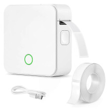 Bluetooth-labelprinter, draagbare en oplaadbare thermische printer voor thuis- en kantoororganisatie, mini-labelprinter P0
