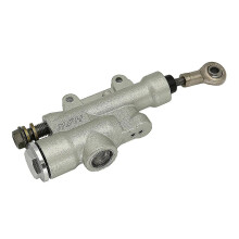 Hoofdremcilinder achter, compatibel met KTM Husqvarna EXC SX, gemaakt van zilverkleurige aluminiumlegering, directe vervanging.