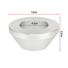 Cône de centrage pour démonte-pneus compatible avec la plupart des modèles manuels voiture et camion, alésage 42 mm, alliage d'aluminium