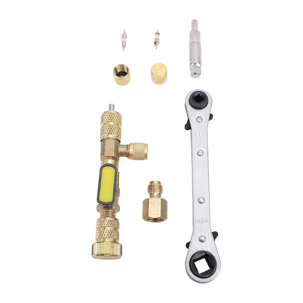 Valve Core Remover Kit 34Pcs Dual Sae 1/4In & 5/16In For A/C Systems 6941388161546