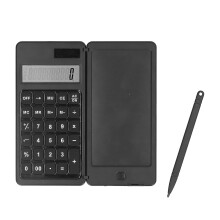 Opvouwbare zonneschermcalculator met schrijfblad voor kantoor, studie en zakelijk gebruik - ABS-materiaal