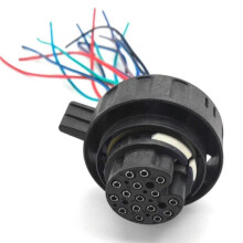 Conector de transmisión de 16 pines con cable, carcasa de plástico negro, compatible con Audi A4 A5 A6 A7 A8 Q5, reemplazo directo.