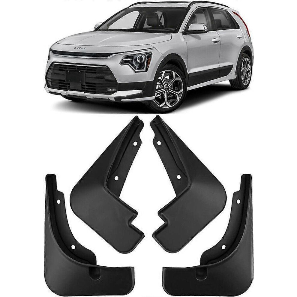 Mud Guards Compatible With 2023-2025 Kia Niro Niro Ev, Set Of 4 Front And Rear Splash Guards 6901508409842