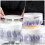 6 Set Cake Dekorationsmaterial: 6 Tum Stöd För Paj Rack Rör 6