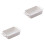 2Pièces Plateau Four En Céramique Blanc Design Créatif Et Durable 3