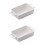 2Pièces Plateau Four En Céramique Blanc Design Créatif Et Durable 4