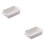 2Pièces Plateau Four En Céramique Blanc Design Créatif Et Durable 5