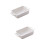 2Pièces Plateau Four En Céramique Blanc Design Créatif Et Durable 6