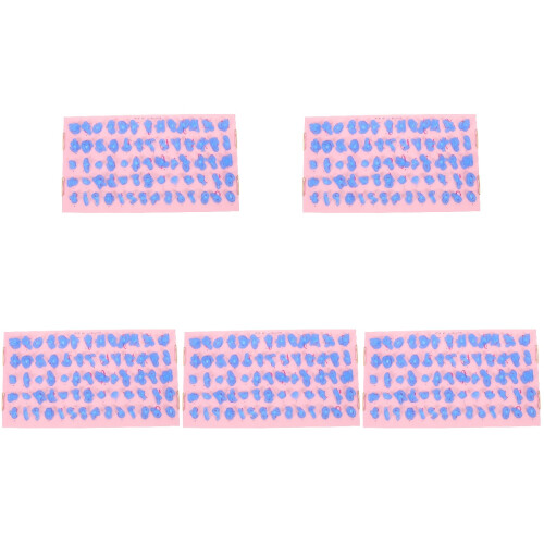 330Pcs Sky-Blue Cookie Press Stamps Durable PP Mold for Home Baking 1