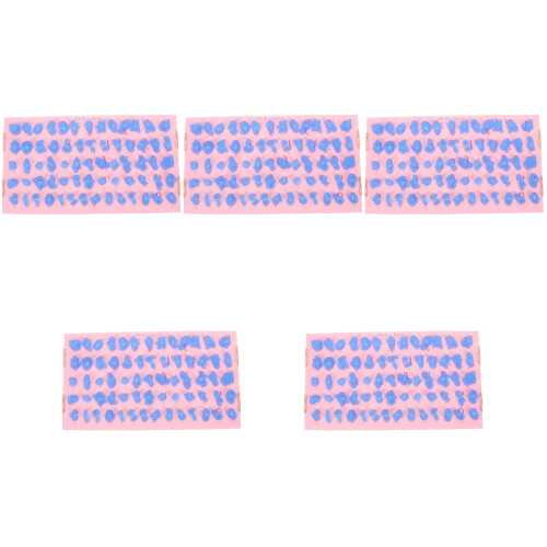 330Pcs Sky-Blue Cookie Press Stamps Durable PP Mold for Home Baking 2
