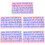 330Pcs Sky-Blue Cookie Press Stamps Durable PP Mold for Home Baking 6