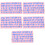 330Pcs Sky-Blue Cookie Press Stamps Durable PP Mold for Home Baking 7
