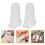 4Pièces Housses Silicone Pour Buses Décoration Gâteau Blanche 10