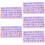 330Pcs Sky-Blue Cookie Press Stamps Durable PP Mold for Home Baking 10