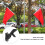 Adjustable 45 Aluminum Flag Bracket, Rustproof, Black, 164g 4
