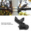 Adjustable 45 Aluminum Flag Pole Bracket, Rustproof, Black, 164g 7