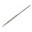 Bahco Bahco Half-round Needle File, Unhandled 1
